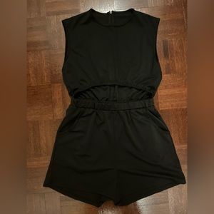 Black Cutout Romper